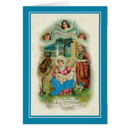 Natividad húngara del navidad del vintage