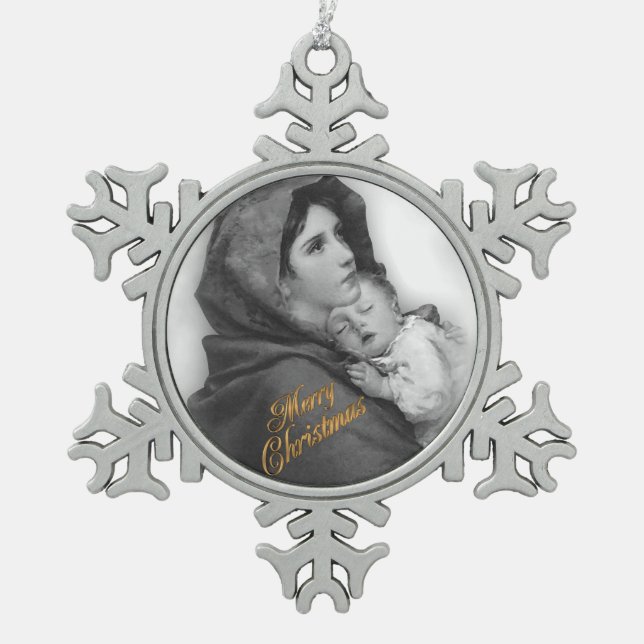 Natividad Madonna y adorno infantil (Anverso)