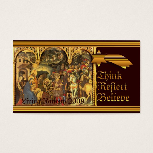 Natividad medieval (Frente)
