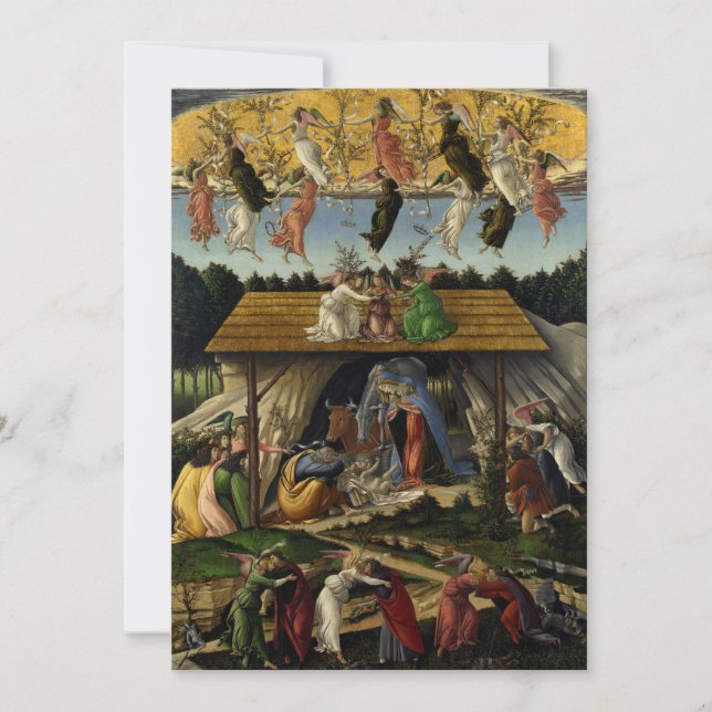 Natividad mística de Sandro Botticelli (Anverso)