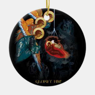 Natividad - ornamento ortodoxo griego del navidad