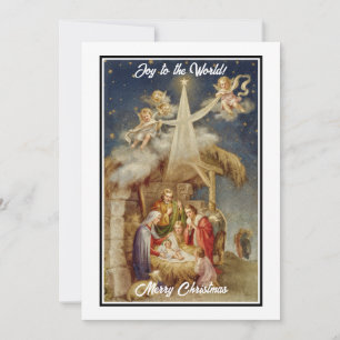 Natividad Vintage Navidad I Clásico Religioso