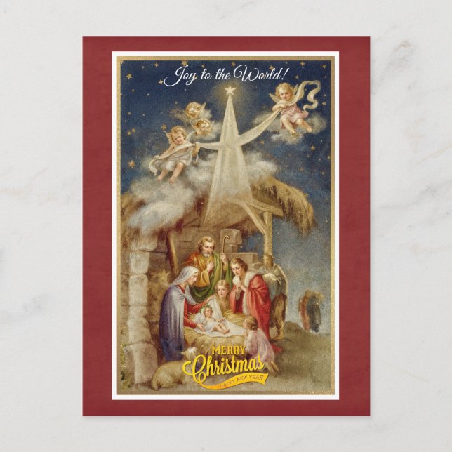 Natividad Vintage Navidad I Clásico Religioso (Anverso)