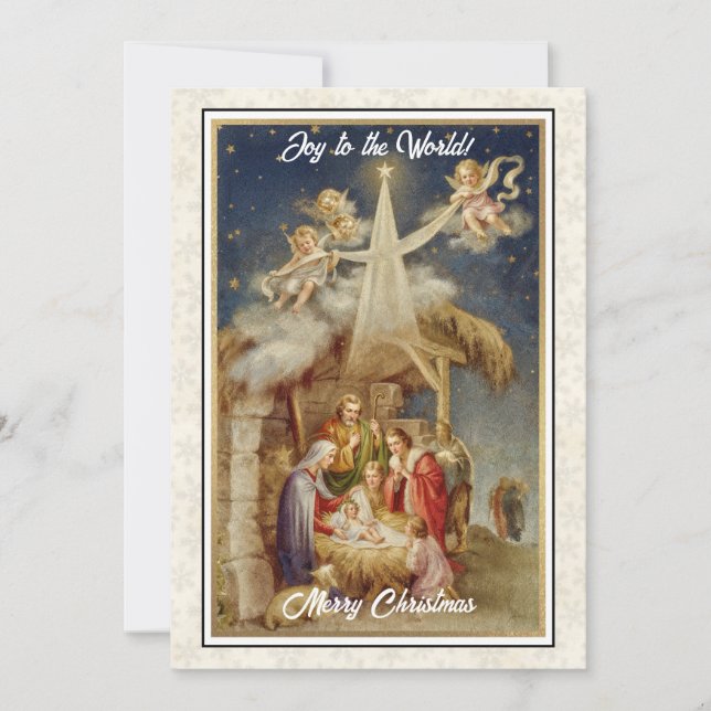 Natividad Vintage Navidad I Clásico Religioso (Anverso)