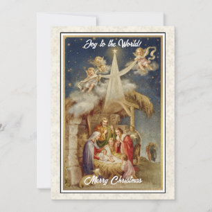 Natividad Vintage Navidad I Clásico Religioso