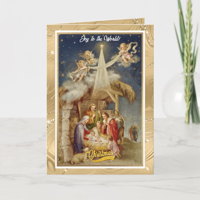 Natividad Vintage Navidad I Religioso Clásico (Anverso)