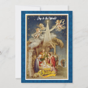 Natividad Vintage Navidad I Religioso Clásico