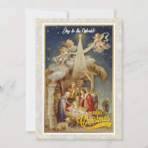 Natividad Vintage Navidad I Religioso Clásico