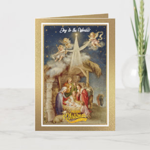 Natividad Vintage Navidad I Religioso Clásico