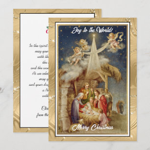 Natividad Vintage Navidad I Religioso Clásico