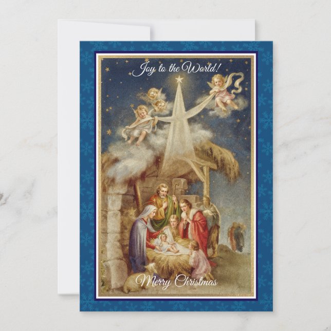 Natividad Vintage Navidad I Religioso Clásico (Anverso)