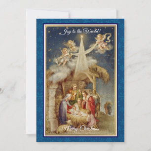 Natividad Vintage Navidad I Religioso Clásico