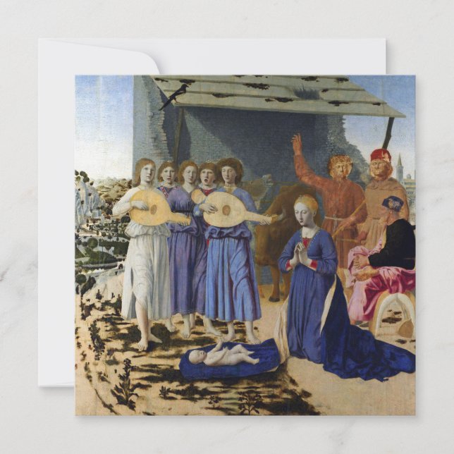 NATIVITY OF JESUS, ANGELS by PIERO DELLA FRANCESCA (Anverso)