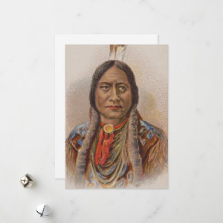 Nativo Americano: Lakota Toro Sentado, Anuncio de 
