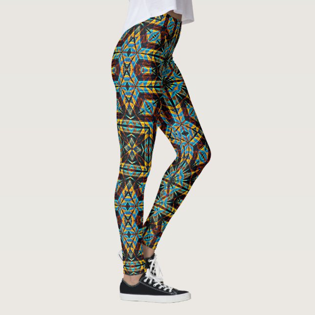 Nativo americano moderno 18 leggings (Derecha)