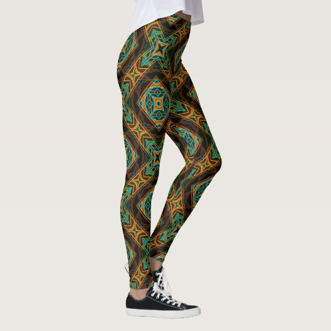 Nativo americano moderno 19 leggings (Derecha)
