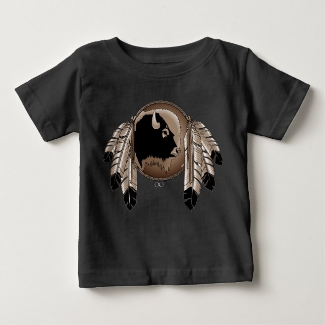 Nativo Art Baby Jersey Shirt Metis Wildlife Shirt (Anverso)