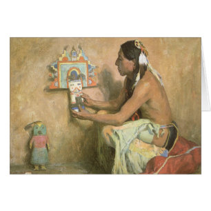 Nativos americanos antiguos, Hopi Katchina por Cou