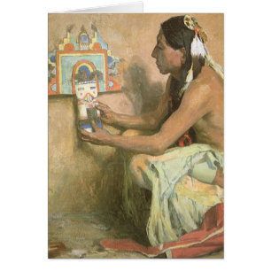 Nativos americanos vintage, Hopi Katchina de Couse