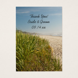 Natural Beach Wedding Thank You Favor Tags
