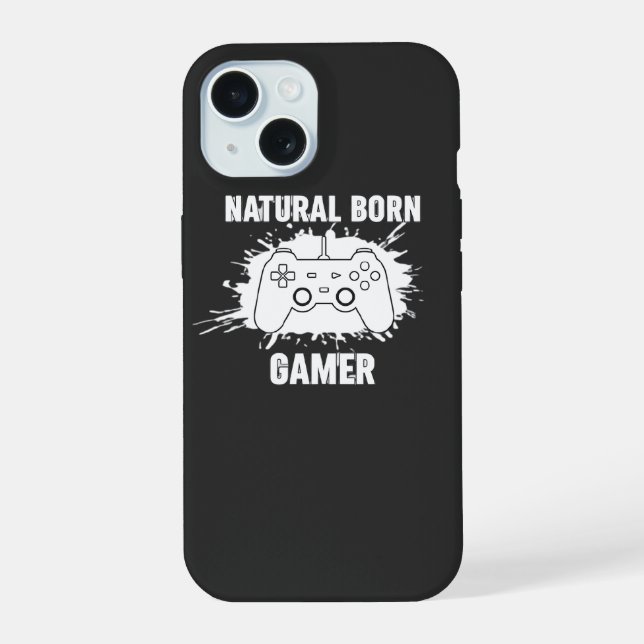 ​Natural Born Gamer - Splatter Style Gaming T-Shir (Reverso )