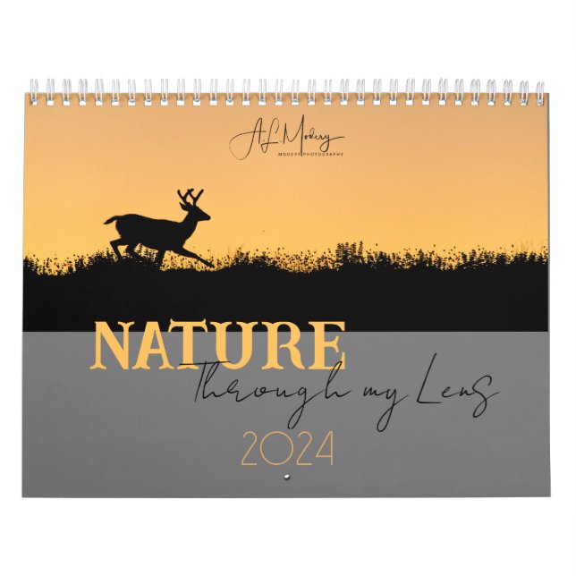 Naturaleza 2024 a través de mi calendario de lente (Tapa)