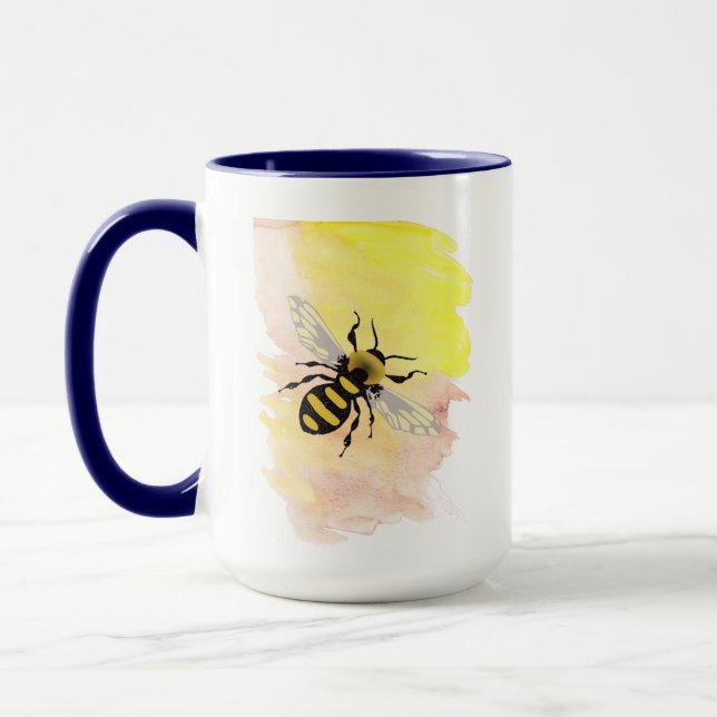Naturaleza Amantes de la miel Abeja taza de café (Izquierda)