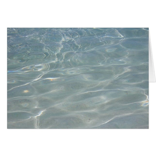 Naturaleza azul del Resumen del Agua del Caribe (Anverso (Horizontal))