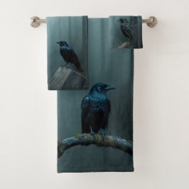 Naturaleza Bosque Brumoso Pájaro Cuervos