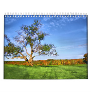 Naturaleza - calendario del estilo de Paintography