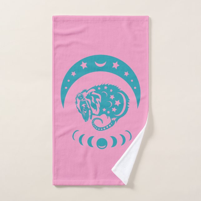 Naturaleza caprichosa de la Luna Creciente Celesti (Toalla de mano)