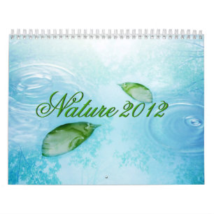 Naturaleza, cielo hídrico y hojas Calendario 2012