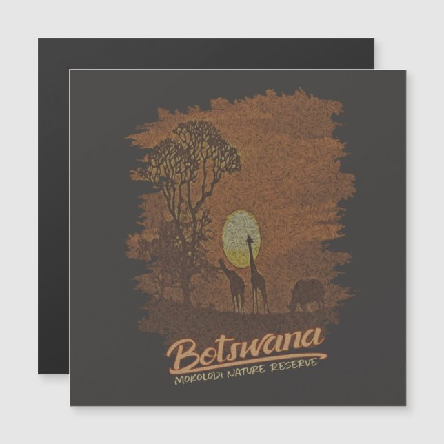 Naturaleza de Botsuana (Anverso/Reverso)