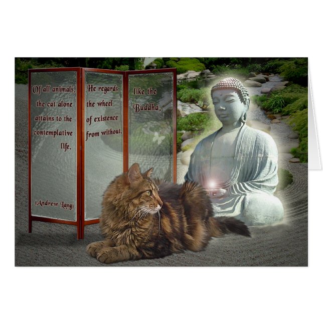 Naturaleza de Cat-Buddha (Anverso (Horizontal))