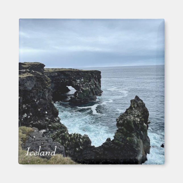 Naturaleza de Islandia - imán (Frente)