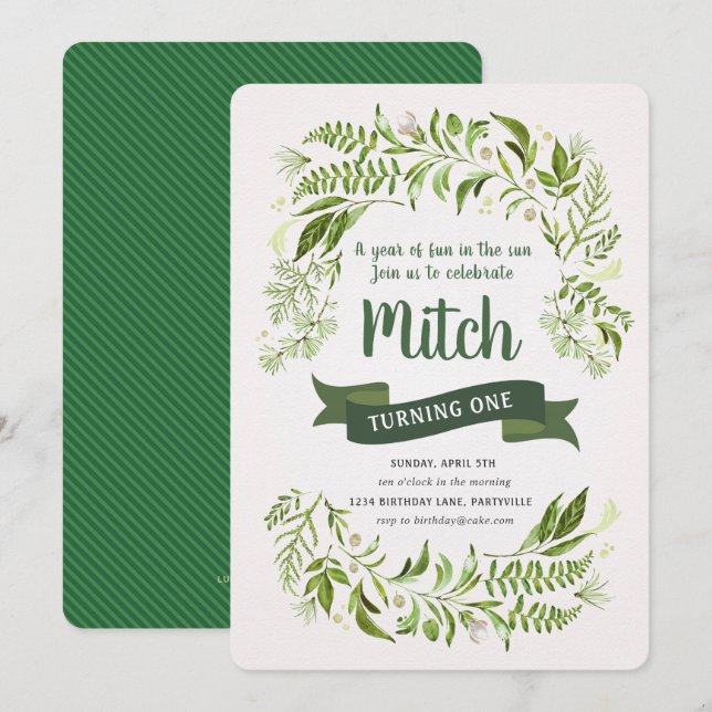 Naturaleza de la bandera de la primera invitación  (Anverso / Reverso)