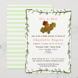 Naturaleza de la invitación Baby Shower de Little