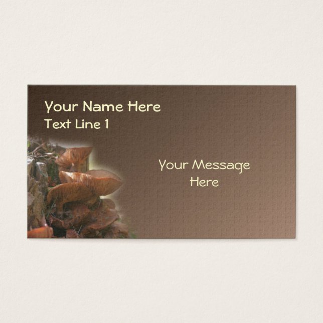 Naturaleza de la pila de champiñones de Brown (Frente)