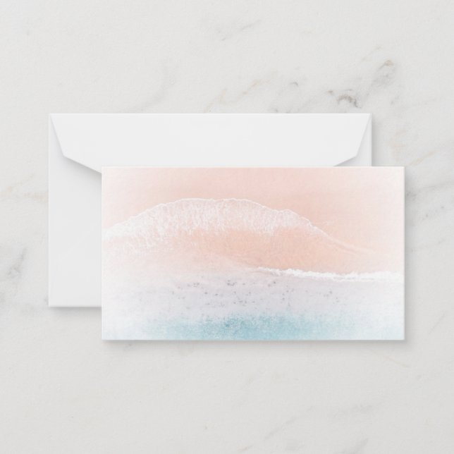 Naturaleza de la plantilla del mar de arena coster (Anverso)