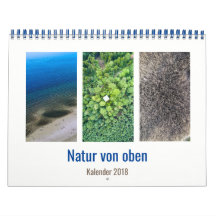 Naturaleza de vista aérea fotografía calendario