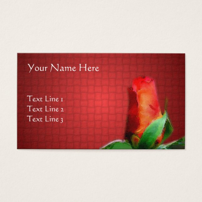 Naturaleza del arte de las flores rojas (Frente)