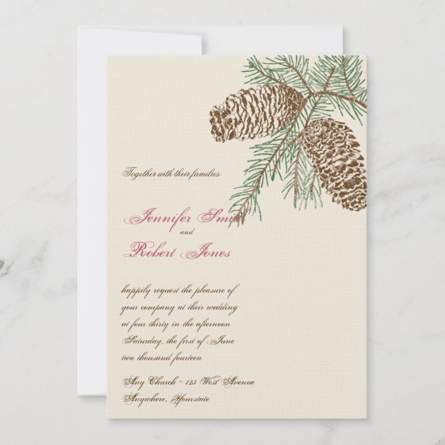 Naturaleza del cono de la crema en la invitación a (Anverso)