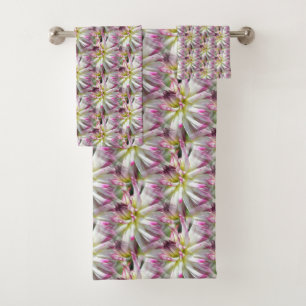 Naturaleza del patrón de flores de Dahlia blanco
