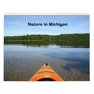 Naturaleza en el calendario de Michigan