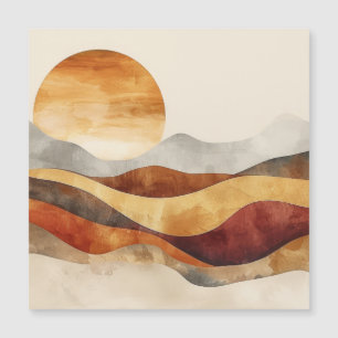 Naturaleza minimalista del Boho - Tonos cálidos de