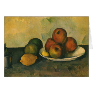 Naturaleza muerta con manzanas de Paul Cezanne