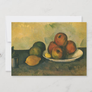 Naturaleza muerta con manzanas de Paul Cezanne