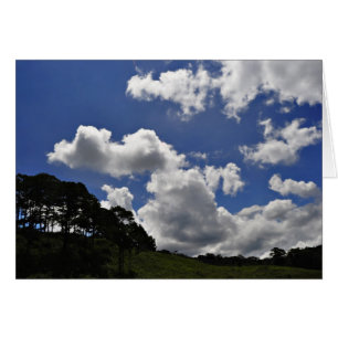 Naturaleza paisajística del cielo nublado