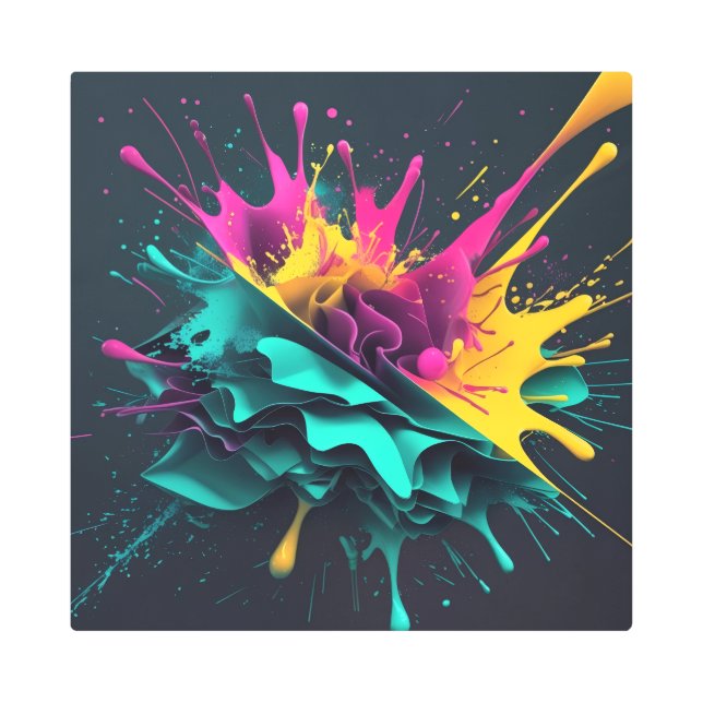 Naturaleza tranquila arte Metalizado (Anverso)