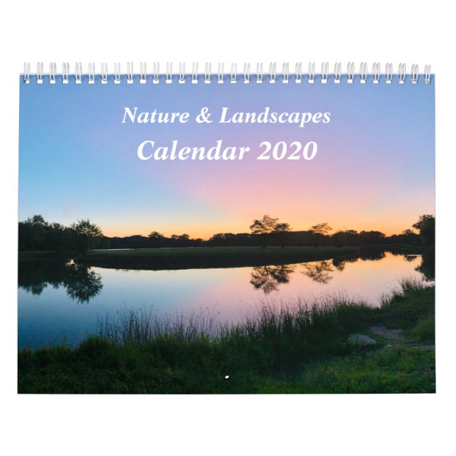 Naturaleza y paisajes Calendario 2020 (Tapa)